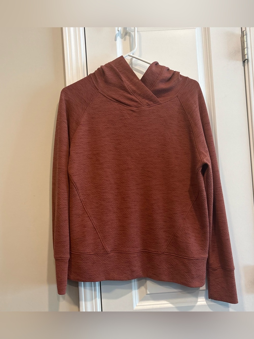 prAna Sunrise Hoodie Textured in Rose Size Women’s Medium